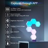Yescom APP Control WiFi Hexagon LED Light Kit 14 Blocks & Base w/Alexa Google Home Game Room Decoration Gifts - 3 of 4