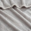Kate Aurora Pastel Chic Embossed Leaves Ultra Plush Accent Throw Blanket - 50 in. W x 60 in. L - 2 of 4