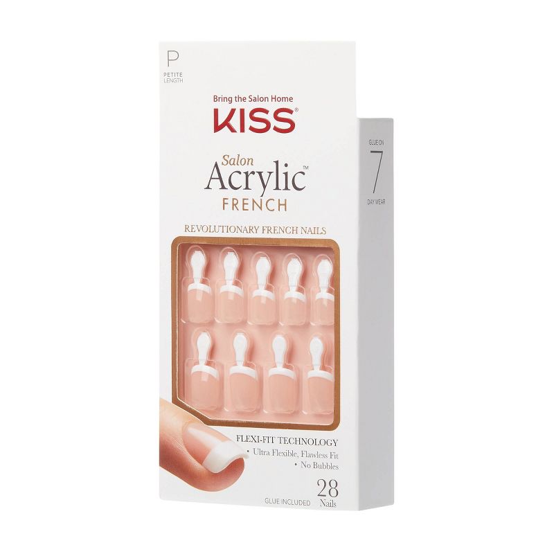 KISS Salon Acrylic French Nail Kit - Crush Hour - 2pk - 56ct, 3 of 11