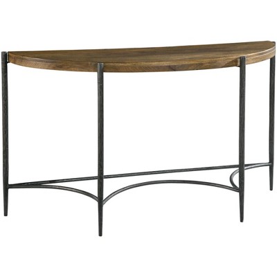 Hekman 23715 Demilune Table With Forged Legs 2-3715