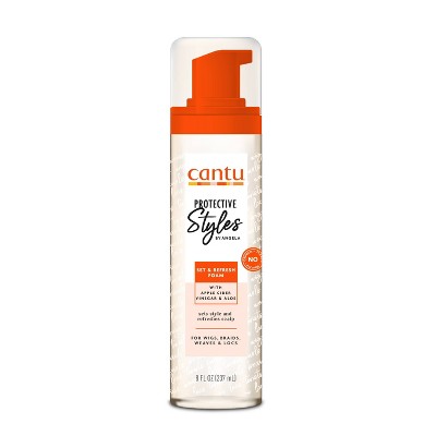 Cantu Protective Style Setting Foam Hair Mousse - 8 Fl Oz : Target