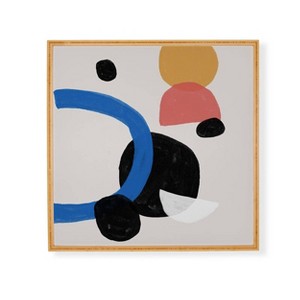 Deny Designs Anna Dorfman Natural Shapes I Framed Wall Art Bamboo - 1 of 3