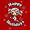 Juniors Womens Tokidoki Happy Holidays Caramella T-Shirt - 2 of 4