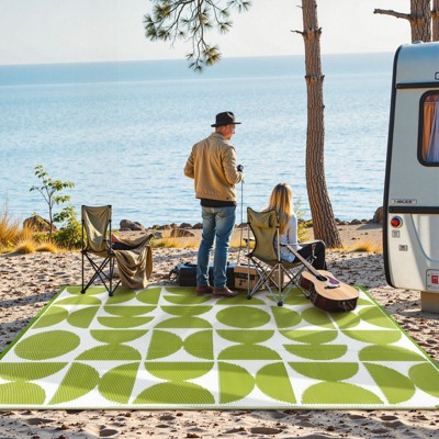 Lahome New Style Series Outdoor Plastic Straw Rug-Waterproof Reversible Mat for Patio, Backyard, Camping, RV Awning