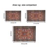 Gulches Area Rug 5x7 Vintage Bohemia Non-slip Washable Rug - 4 of 4