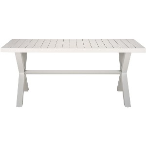 Core Dining Table - Indoor/Outdoor - PAT4053 - White - Safavieh - 1 of 4