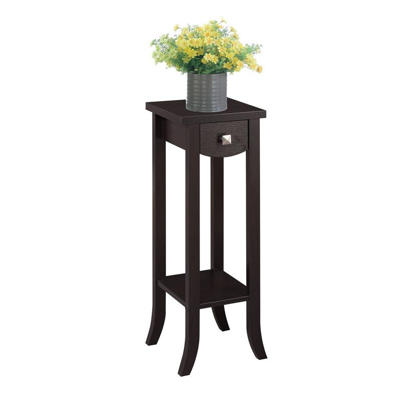32&#34; Newport Prism Tall 2 Tier Plant Stand Espresso - Breighton Home, 3 of 6