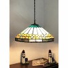 Chloe Lighting Nicholas Tiffany-Style Mission Stained Glass Ceiling Pendant 18" Height - 3 of 3