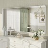Apmir Rectangular Aluminum Alloy Framed and Tempered Glass Wall Bathroom Vanity Mirror in Matte Black/ Gold/ Silver/ Brown - 4 of 4