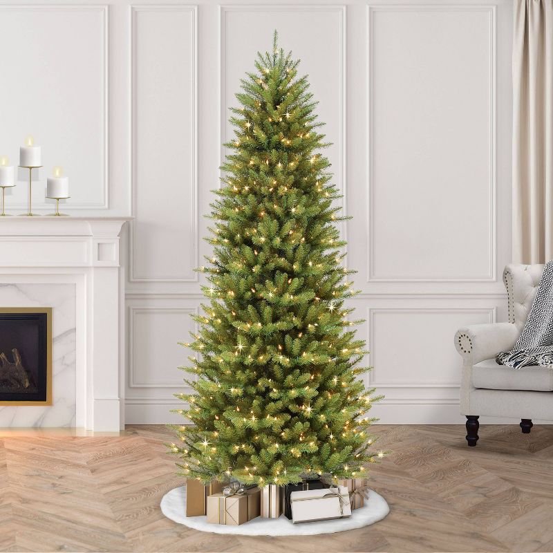 6.5ft Pre-lit Artificial Christmas Tree Forest Fir - Puleo, 5 of 6