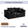 MAXYOYO Modular Sectional Sofa Couch, Sleeper Chair Modern Boneless Couch for Living Room, No Assembly Required - 2 of 4