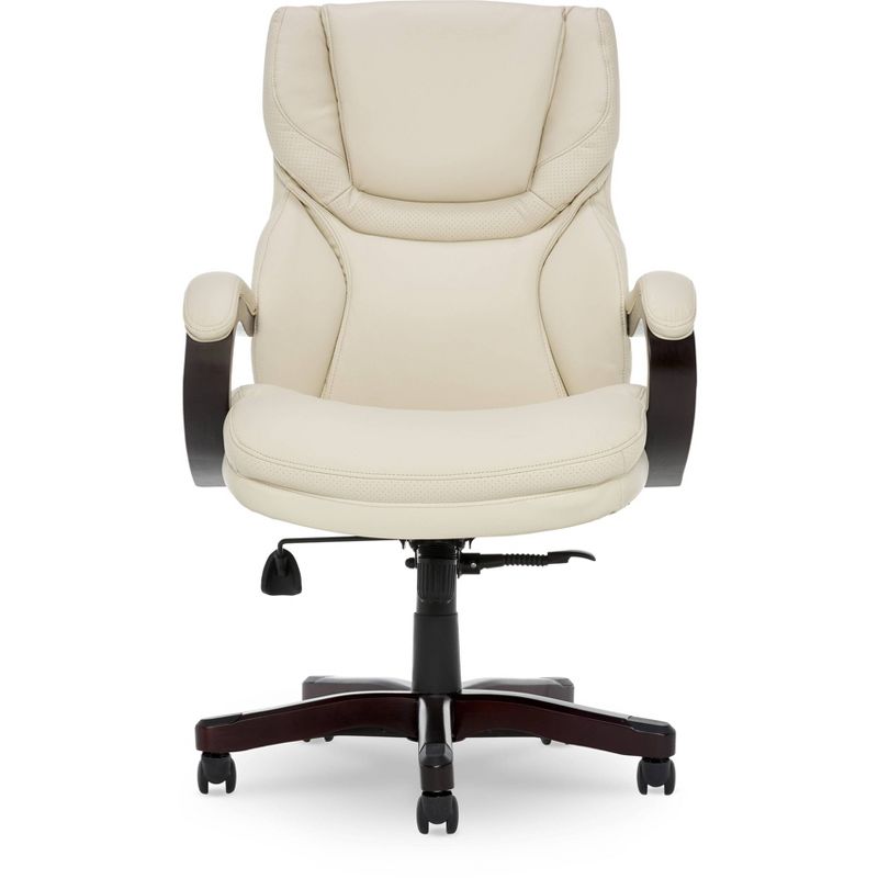 Big and Tall Executive Office Chair with Upgraded Wood Accents - Serta, 1 of 16