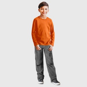 City Threads Boys Long Sleeve Soft Cotton Jersey T-Shirt - Made in USA, Comfortable Kids/Toddlers Tee Top - 1 of 4