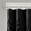 CAVINAS 72 x 72 Inch Semi-sheer Shower Curtain,Lightweight Faux Silk Fabric Bathroom Shower Curtains with 12 Button Holes,Machine Washable - 3 of 4
