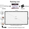 120 inch Projector Screen 16:9 Foldable Anti-Crease Portable Projector Movies Screens for Home Theater Outdoor Indoor Support - 4 of 4