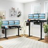 Tangkula 63" x 24" Standing Desk with Drawers Electric Stand-up Desk with Monitor Stand - 3 of 4