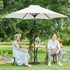 Yaheetech 9FT Patio Umbrella Market Umbrella with Button Tilt and Crank - 2 of 4