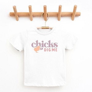 The Juniper Shop Chicks Dig Me Toddler Short Sleeve Tee - 1 of 2