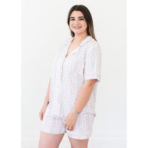 Women's Notch Collar Pajama Set | Victorian Whimsy | Charlie Lou Baby - 1 of 4
