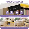 63inch Farmhouse Electric Standing Desk Adjustable Height Sit Stand Corner Stand Desks with Drawers & Sliding Door - 3 of 4