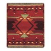 Tapestry Throw – Flame 50x60 inch Cotton Rayon Blend Design by Manual Woodworkers and Weavers - 3 of 3
