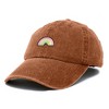 Dalix Robot Embroidered Glow in the Dark Retro Dad Hat Cotton Baseball Cap Adjustable Mens - 4 of 4