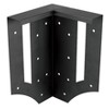 Plow & Hearth - Steel Raised Garden Bed Corner Brackets, Set of 4 - 2 of 4