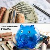Coin Wrappers 128 PCS Assorted Preformed Coin Rolls Wrappers for Quarters, Pennies, Nickels & Dimes, Coin Wrappers for All Coins for Bank & Office - 2 of 4
