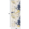 Acekool 9x12 Abstract Modern Area Rug, Washable Foldable Non-Slip, Soft Stain Resistant Carpet for Living Room, Bedroom, Dining, Office - 3 of 4