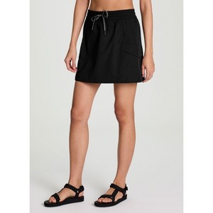 Avalanche Women's Ultra Lightweight More Sustainable Ripstop Skort with Built In Shorts, Pockets - 1 of 4