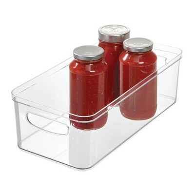 iDESIGN 8"x16"x5" Crisp Bin Clear