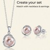 8mm - 9mm Freshwater CZ Johnson Pendant Earrings for Women ideal earrings for women who appreciate - 4 of 4