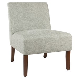 Carson Armless Accent Chair - Gray - HomePop