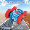 TopComfy Baby and Toddler Learning Toys Double Sided Stunt Remote Control Car Flexible Flip Design Easy To Operate for Kids, Red, 5.91"*4.92"*2.95" - 2 of 4
