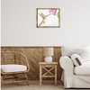 Stupell Industries Hummingbird & Bluebell Flower Black Framed Floater Canvas Wall Art - 2 of 4