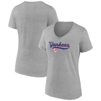 MLB New York Yankees Women's V-Neck Core T-Shirt