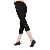 Memoi Chino Capri-Length Cotton Blend Leggings - 2 of 3