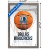 Trends International NBA Dallas Mavericks - Drip Basketball 21 Framed Wall Poster Prints - 3 of 4
