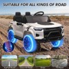 24V 2-Seater Kids Ride On Truck Electric Car for Toddlers Battery Powered Ride On Toy with Remote Control, Trunk, Soft Start, LED Lights, Music - 4 of 4