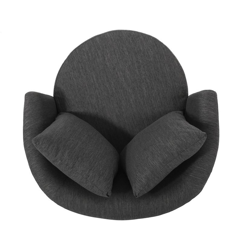 Smyrna Contemporary Upholstered Swivel Club Chair - Christopher Knight Home, 6 of 11
