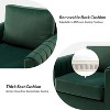Iapygia Contemporary Tufted Wooden Upholstered Club Chair with Metal Legs for Bedroom and Living Room Club Chair| ART OF LIVING DESIGNS - 4 of 4