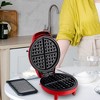 Courant 7-inch Belgian Waffles Maker - Red - image 3 of 4