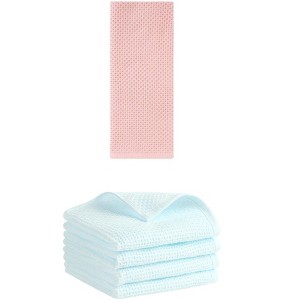 REGALWOVEN 5 Pack Soft Absorbent Waffle Cotton Bathroom Hand Towel Set 13" x 30" - 1 of 4