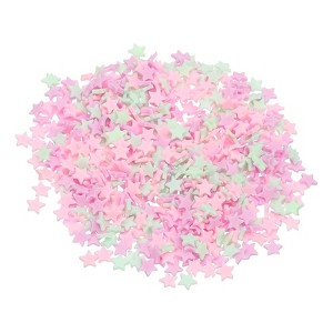 Unique Bargains Polymer Clay Bright Colors Embellishments Fake Sprinkles 50 Gram - 1 of 4