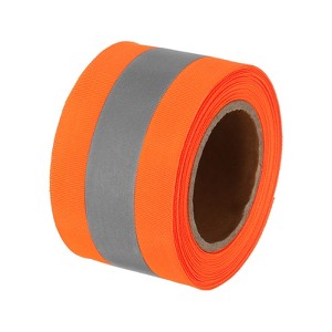 Unique Bargains High Visibility Sew-on DIY Clothing Raincoats Reflective Tape Strips - 1 of 4