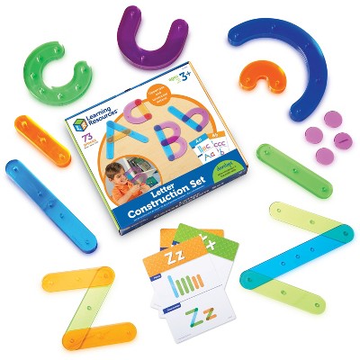 Learning Resources Letter Construction Activity Set, Ages 3+