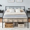 IDEALHOUSE Metal Platform Bed Frame with Headborad & Footboard for Girls, Under Bed Storage,No Box Spring Needed,Simple Assembly - 3 of 4