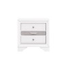HomeStock White Nightstand 26x26x17 Modern Bedside Table with Spacious Top, Durable Finish and No Assembly for Bedroom Storage - 3 of 4