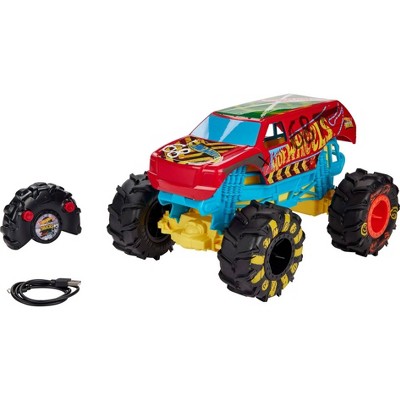 Hot Wheels Monster Trucks lot of 3- BEAR DEVIL- WILL TRASH IT ALL