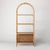 72" Holladay Curved Wooden Bookcase - Threshold™ designed with Studio McGee - image 3 of 4